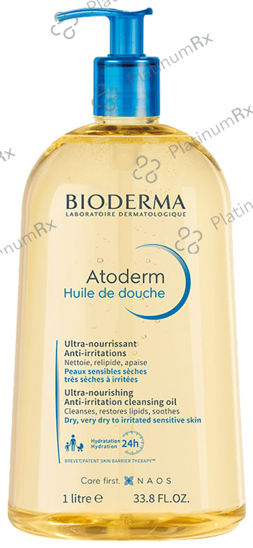 Bioderma Atoderm Huile De Douche Ultra-Nourishing Anti-Irritation Cleansing Oil Dry, Very Dry to Irritated Sensitive Skin