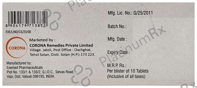 Linabite D 10/5mg Tablet 10s