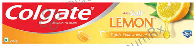 Colgate Active Salt Lemon Flavour Toothpaste 200 gm