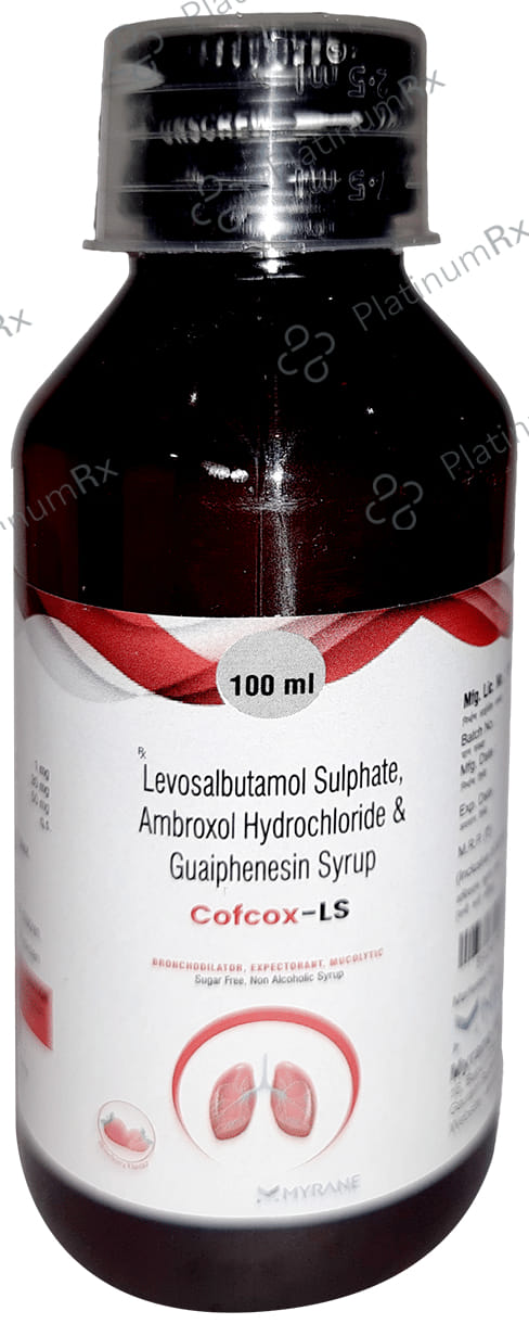 Cofcox LS Syrup Strawberry Sugar Free 100ml