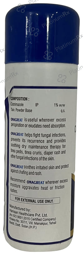 Onagreat 2% Dusting Powder 100gm