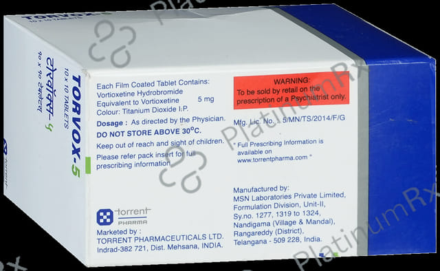 Torvox 5mg Tablet 10s