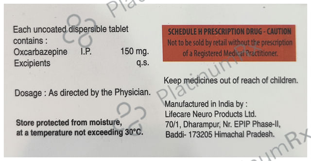 Oxazepine 150 Tablet DT