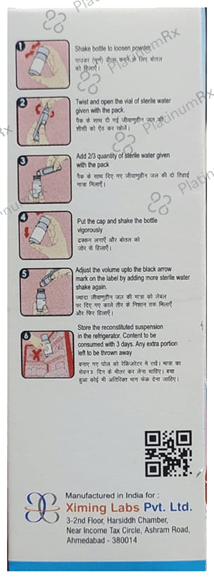 Cefforce 50mg Dry Syrup Orange 30ml