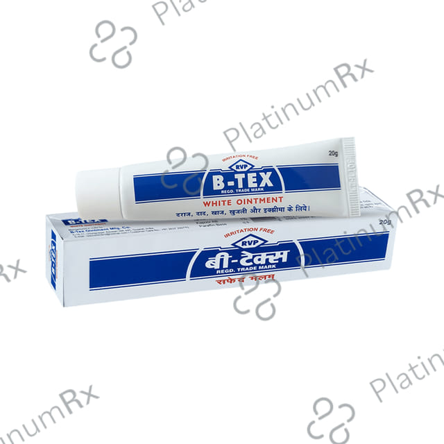 B-Tex White Ointment (20gm Each) 6 Tubes