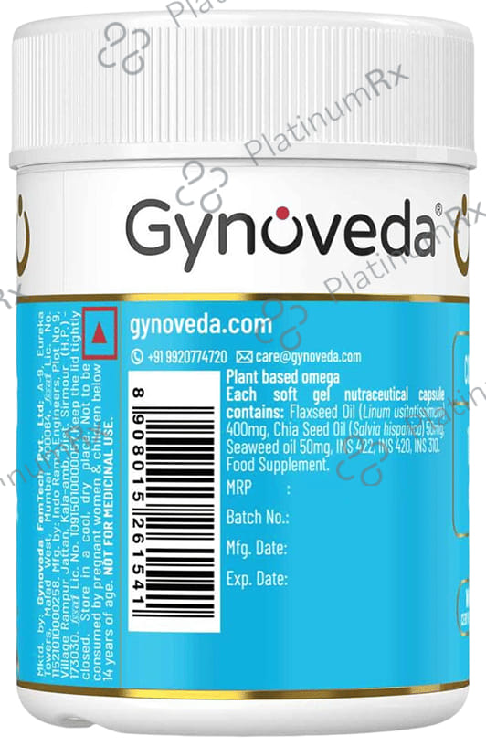 Gynoveda Ayurvedic Omega 3 Capsule 30s