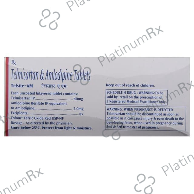 Telsite AM 5/40mg Tablet 10s