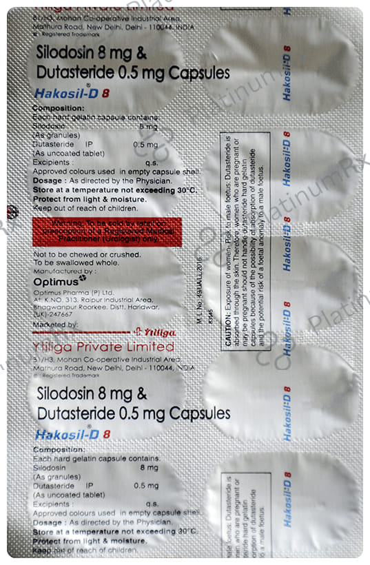 Hakosil D 8/0.5mg Capsule 10s