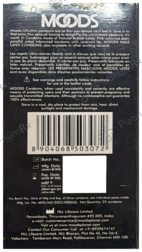 MOODS Ultrathin Condom 20s