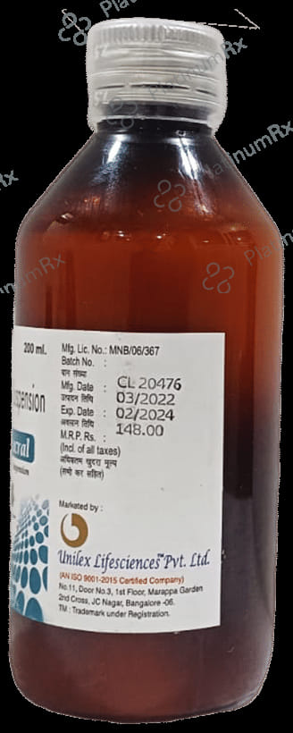 Unisucral Oral Suspension Mint Sugar Free