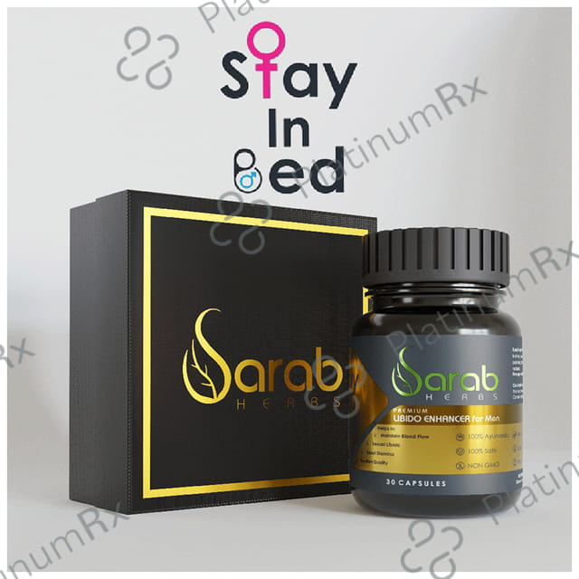 Sarab Herbs Stay In Bed Premium Libido Vitalizer for Men Capsule