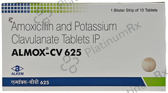 Almox CV 500/125mg Tablet 10s