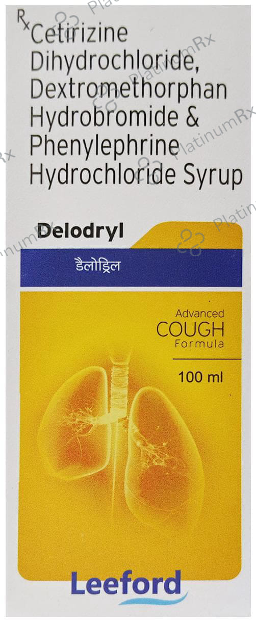 Delodryl 5/10/5mg Syrup 100ml