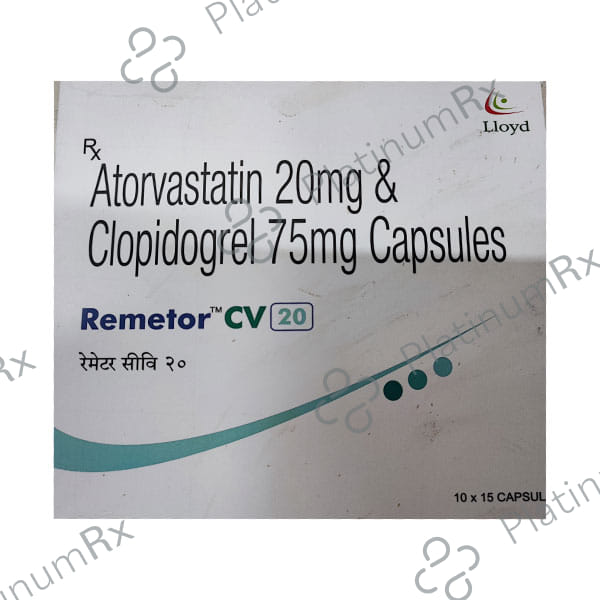 Remetor CV 20/75mg Capsule 15s