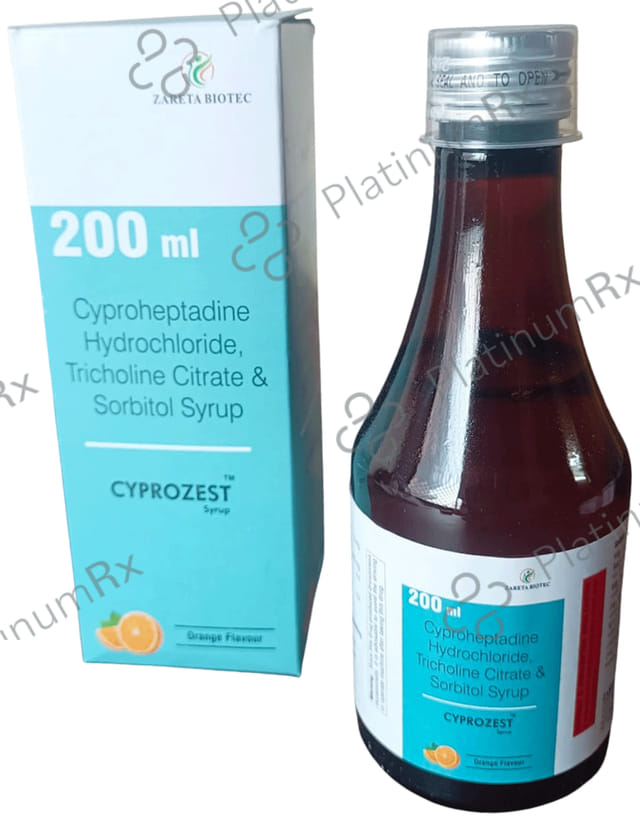 Cyprozest Orange Syrup 200ml
