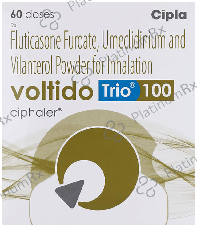 Voltido Trio 100 Ciphaler Inhaler 60MDI