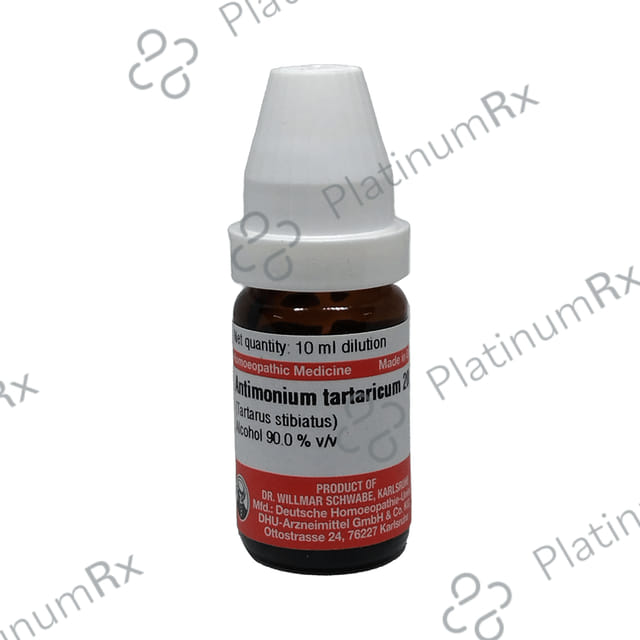 Dr Willmar Schwabe Germany Antimonium Tartaricum Dilution 200