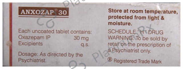 Anxozap 30 Tablet