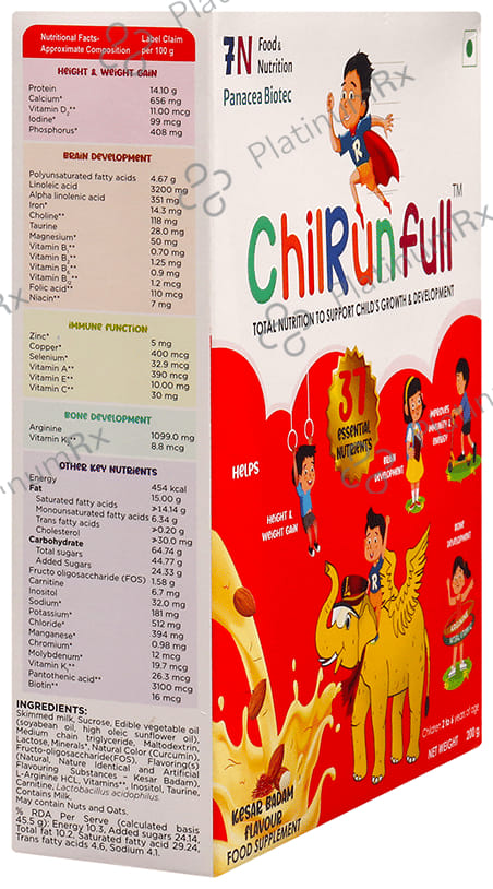 ChilRunfull 2+ Drink For Children’s Growth and Development Kesar Badam