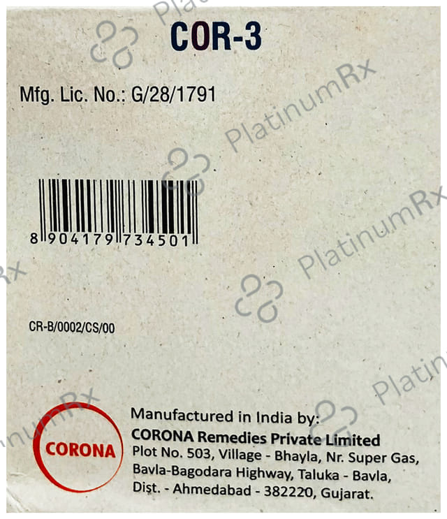 Cor 3 Tablet 15s