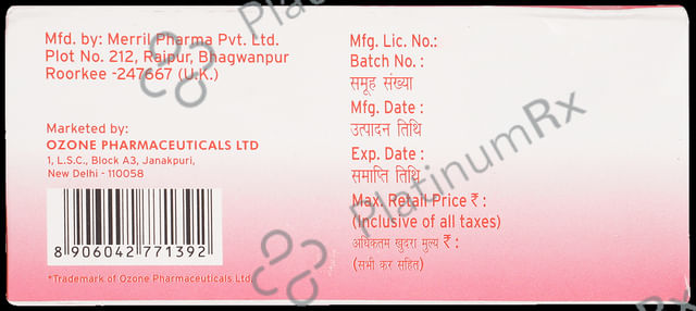 Ozolol 50mg Tablet XL 10s