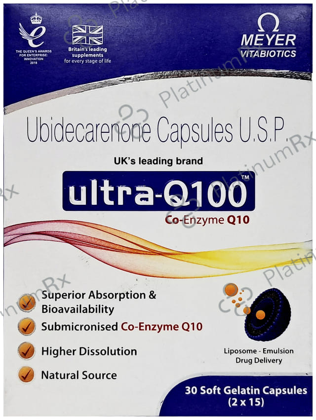 Ultra Q 100mg Capsule 30s