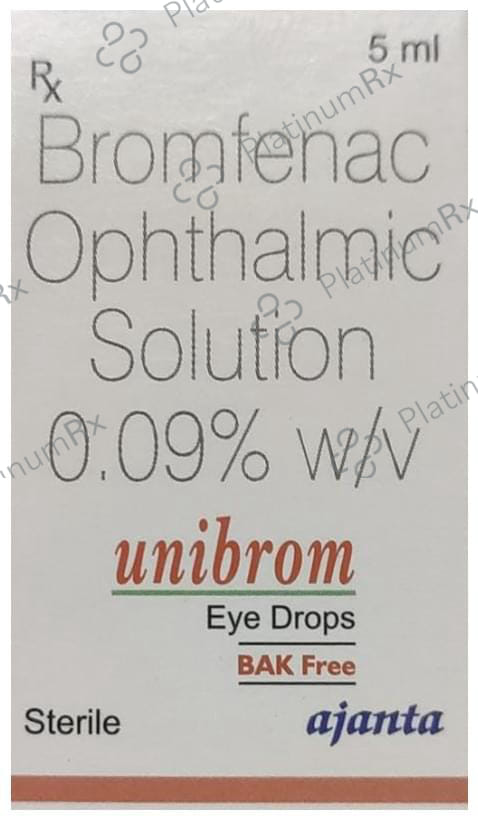 Unibrom Eye Drop Bak Free