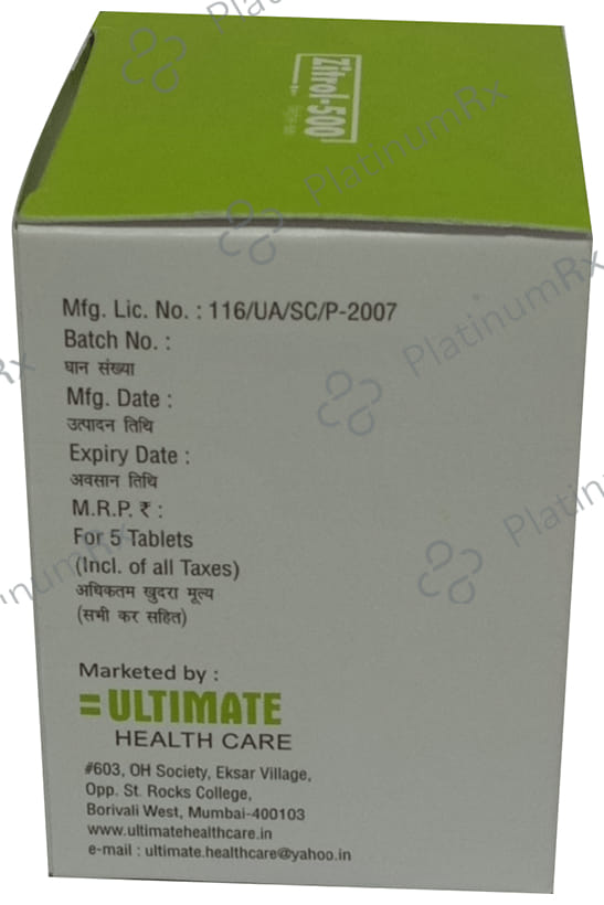 Zitrol 500 Tablet