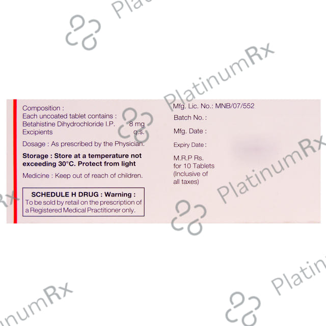 Bstil 8mg Tablet 10s