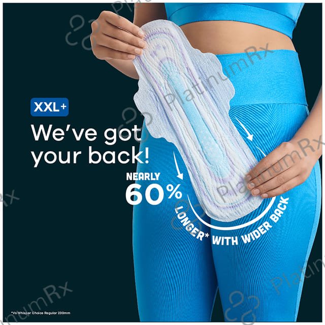 Whisper Bindazzz Nights Pads - Size XXL+ 6 pads