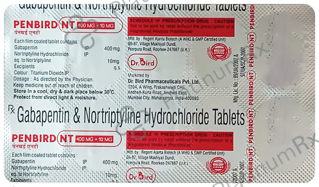 Penbird NT 400/10mg Tablet 10s