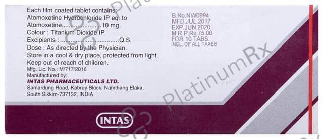 Axepta 10mg Tablet 10s