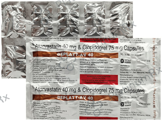 Deplatt AV 40/75mg Capsule 10s
