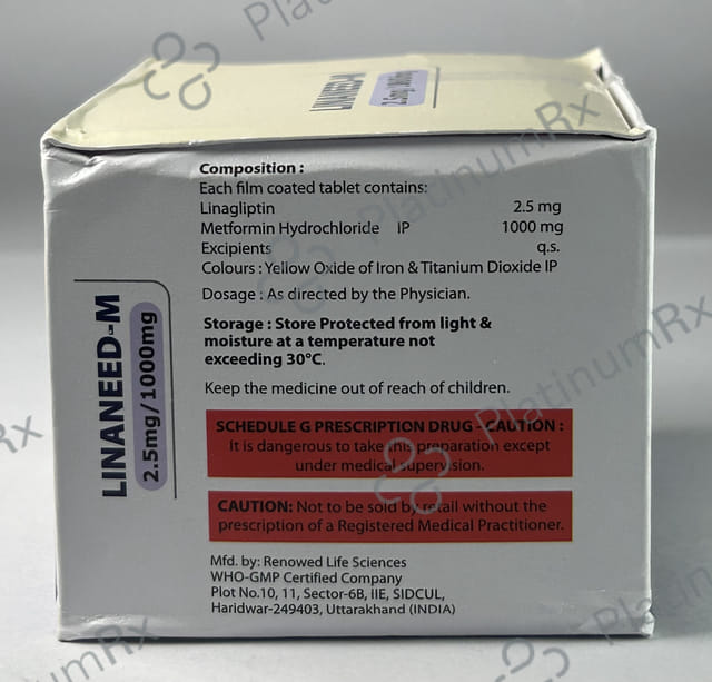 Linaneed M 2.5/1000mg Tablet 10s