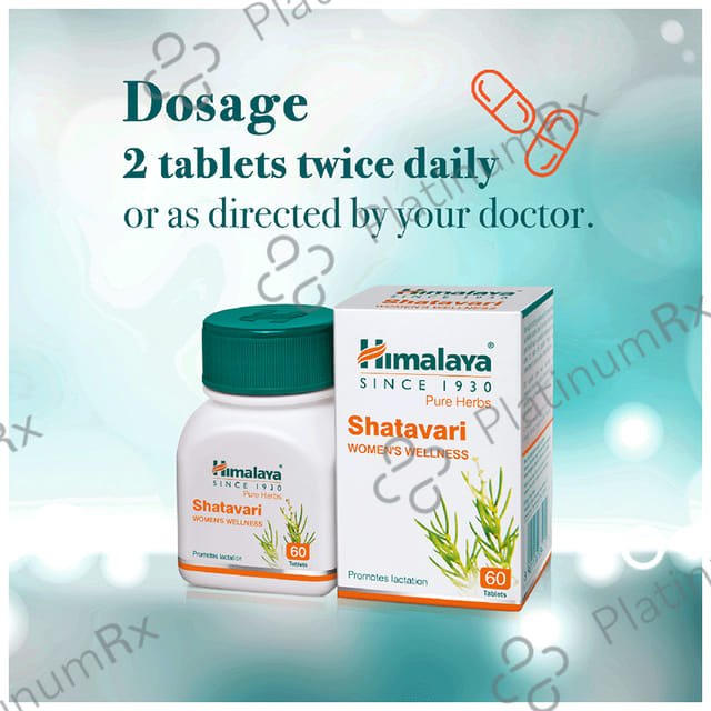 Himalaya Shatavari Women's Wellness 250mg Tablet 60s