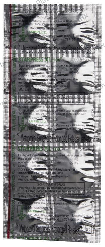 Starpress XL 100mg Tablet PR 10s