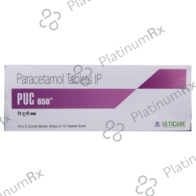 PUC 650mg Tablet 10s