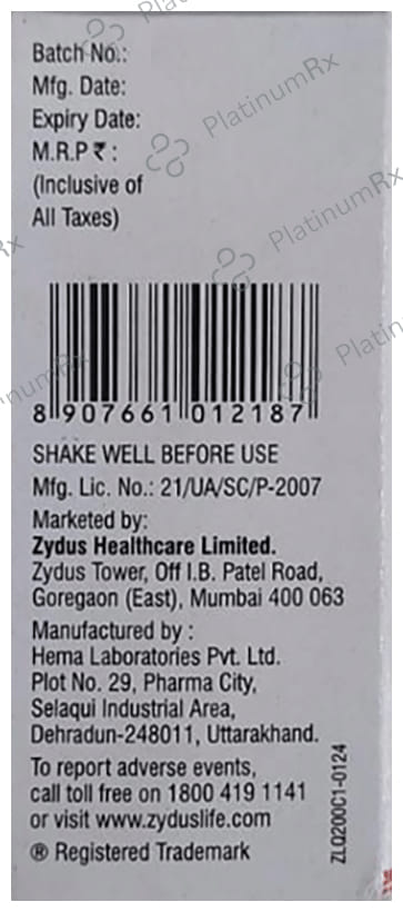 Zithrocin 200/5ml Syrup 15ml