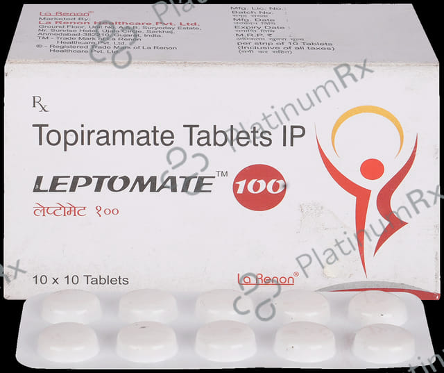 Leptomate 100mg Tablet 10s