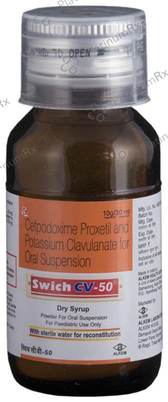 Swich CV 50/31.25mg Dry Syrup 30ml