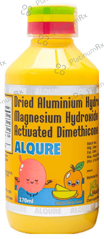 Alqure Oral Suspension Apple & Mango Sugar Free 170ml