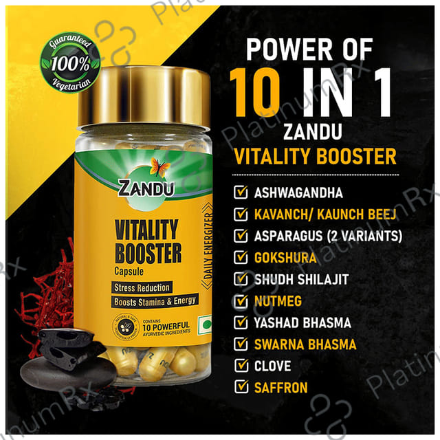 Zandu Vitality Booster Capsule