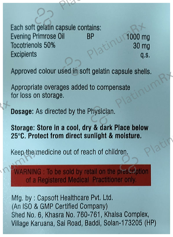 Zemido Epro Soft Gelatin Capsule