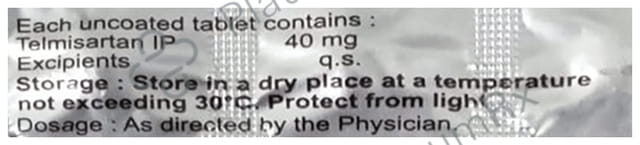Telmikind 40mg Tablet 15s