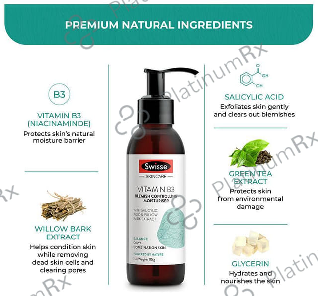 Swisse Skincare Vitamin B3 Blemish Controlling Moisturiser