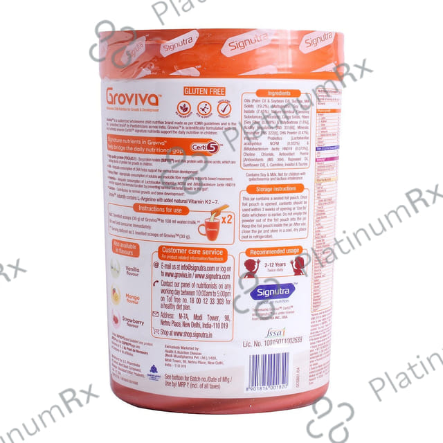 Groviva Chocolate Powder 1Kg