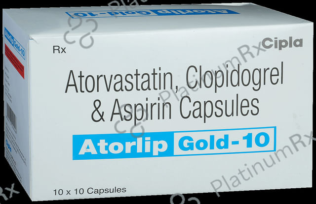 Atorlip Gold 10/75/75mg Capsule 10s