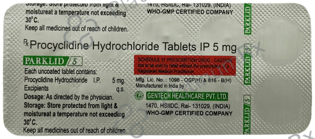 Parklid 5mg Tablet 10s