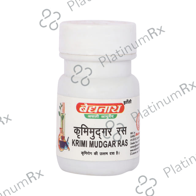 Baidyanath (Jhansi) Krimi Mudgar Ras Tablet