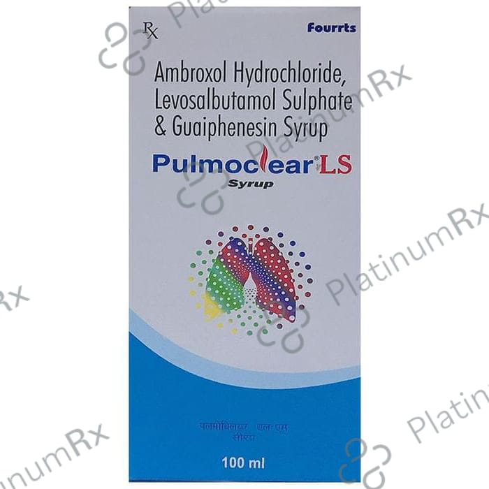 Pulmoclear LS 15/50/1mg Syrup 100ml